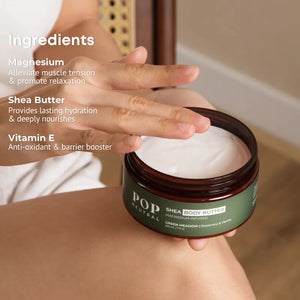 POP Neutral Magnesium Shea Body Butter key ingredients
