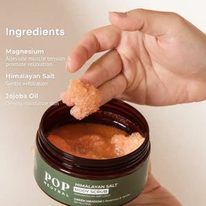 POP Neutral Himalayan Salt Body Scrub key ingredients