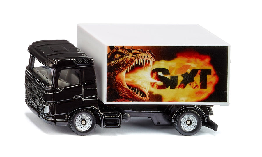Truck With Box Body Sixt Siku die-cast model, side view