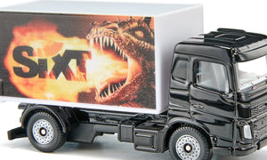 Truck With Box Body Sixt Siku die-cast model, close-up detail