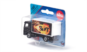 Truck With Box Body Sixt Siku die-cast model in its Siku blister pack