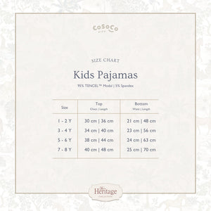 Cosoco Kids Pajamas - Jungle Toile