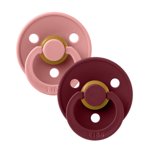 BIBS 2 Pack Colour Latex Pacifier