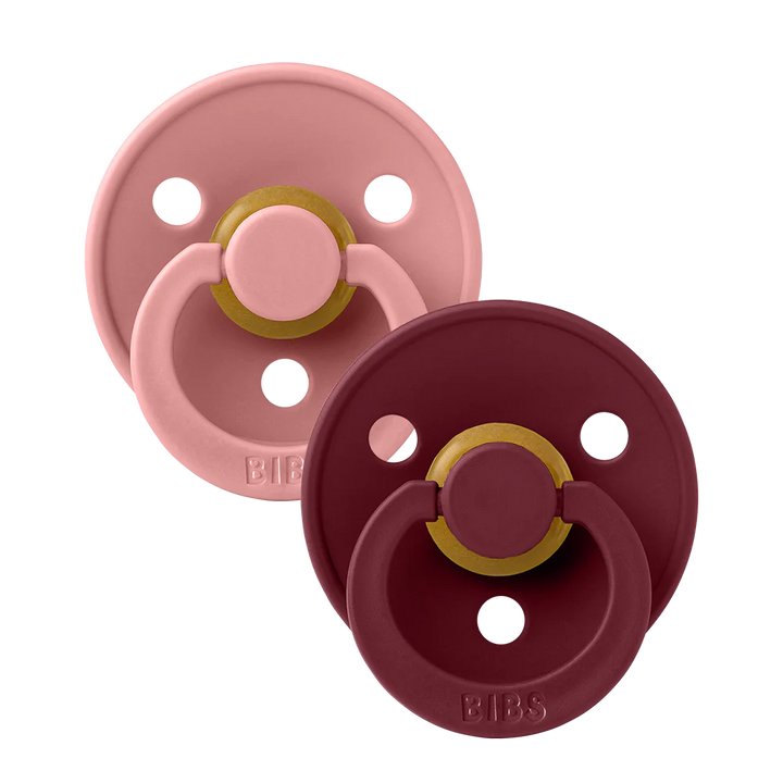BIBS 2 Pack Colour Latex Pacifier