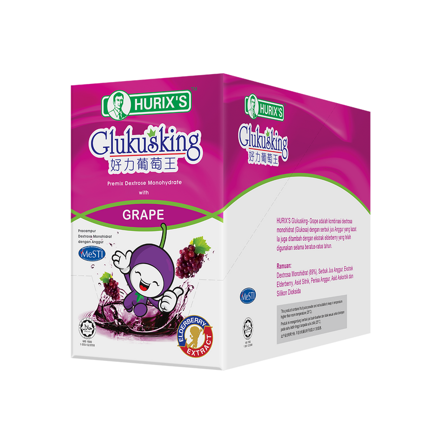 Hurix's Glukusking Grape 30g x 12 carton