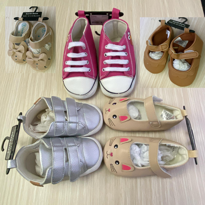 Earth Bebe Rubber Sole Pre Walk Shoes