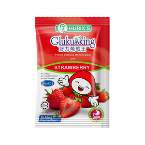 Hurix's Glukusking Strawberry single sachet