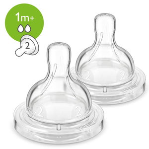 Philips Avent Anti-Colic Silicone Teats (2 Pack)