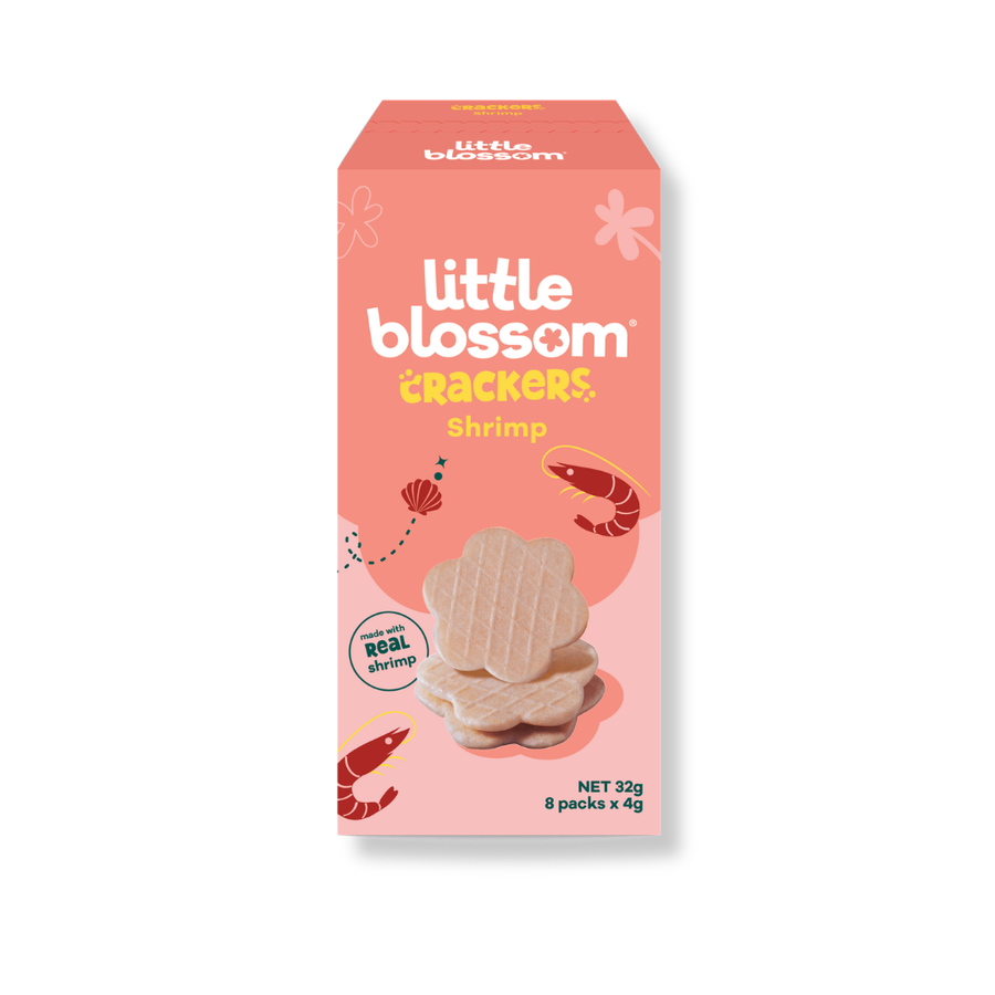 Little Blossom Crackers Shrimp 8x4g box