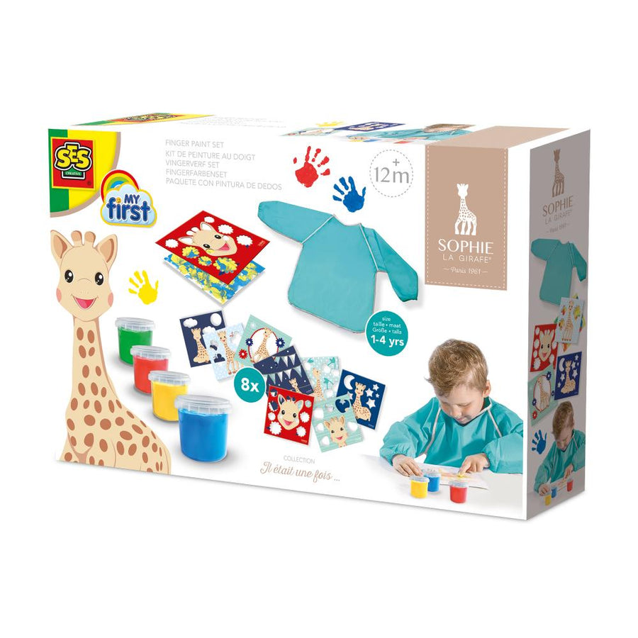 SES Creative Sophie la girafe Fingerpaint Set packaging