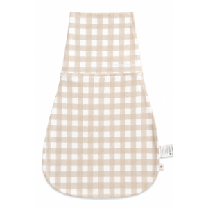 Count & Countess Baby Swaddle Bag in Oat Gingham