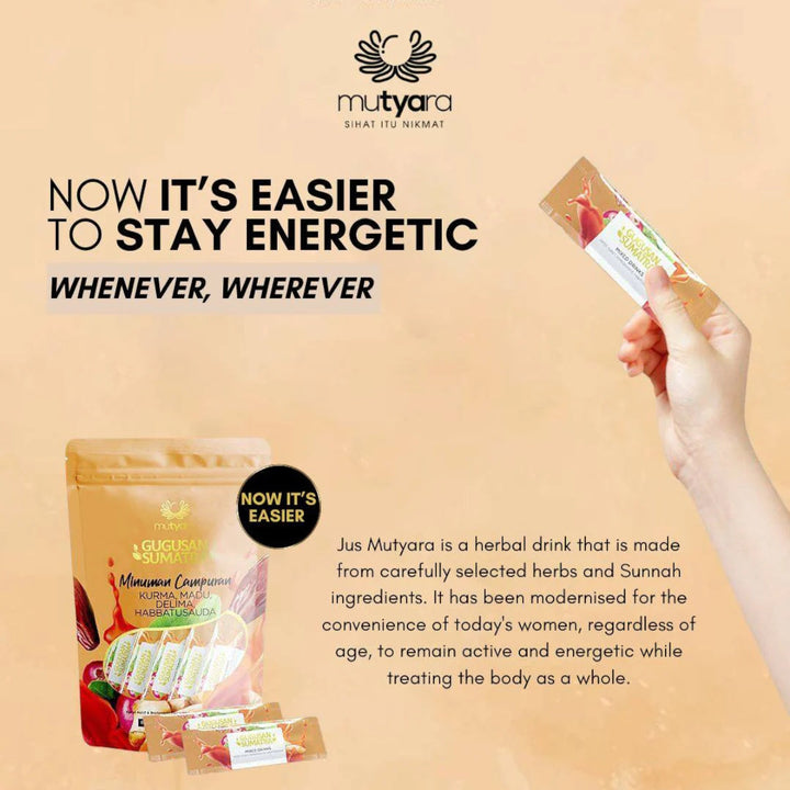 Mutyara Gugusan Sumatra Sugar Free Mini Pouch (7 Sachets x 20ml)