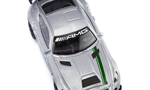 Mercedes-AMG GT4 Siku die-cast model, close-up detail