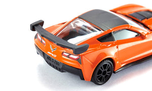 Chevrolet Corvette ZR1 Siku die-cast model, close-up detail