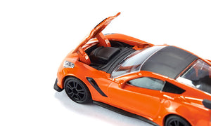 Chevrolet Corvette ZR1 Siku die-cast model, close-up detail