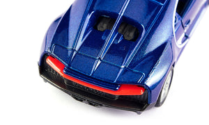 Bugatti Chiron Gendarmerie Siku die-cast model, close-up detail