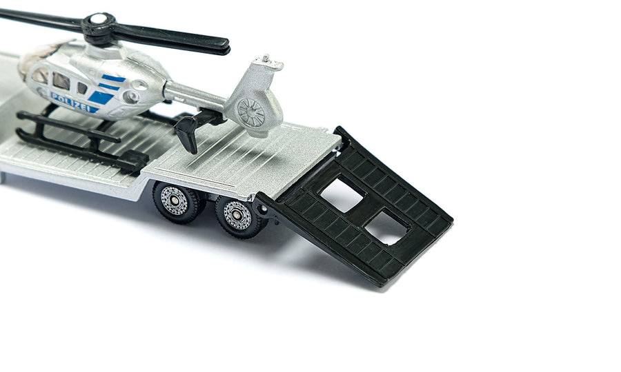 Siku Low loader with helicopter die-cast model