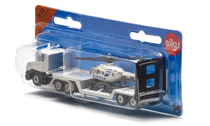 Siku Low loader with helicopter die-cast model