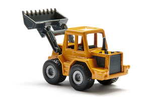 Low Loader with Front Loader Siku die-cast model, close-up detail