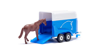 Jeep With Horse Trailer Siku die-cast model, close-up detail