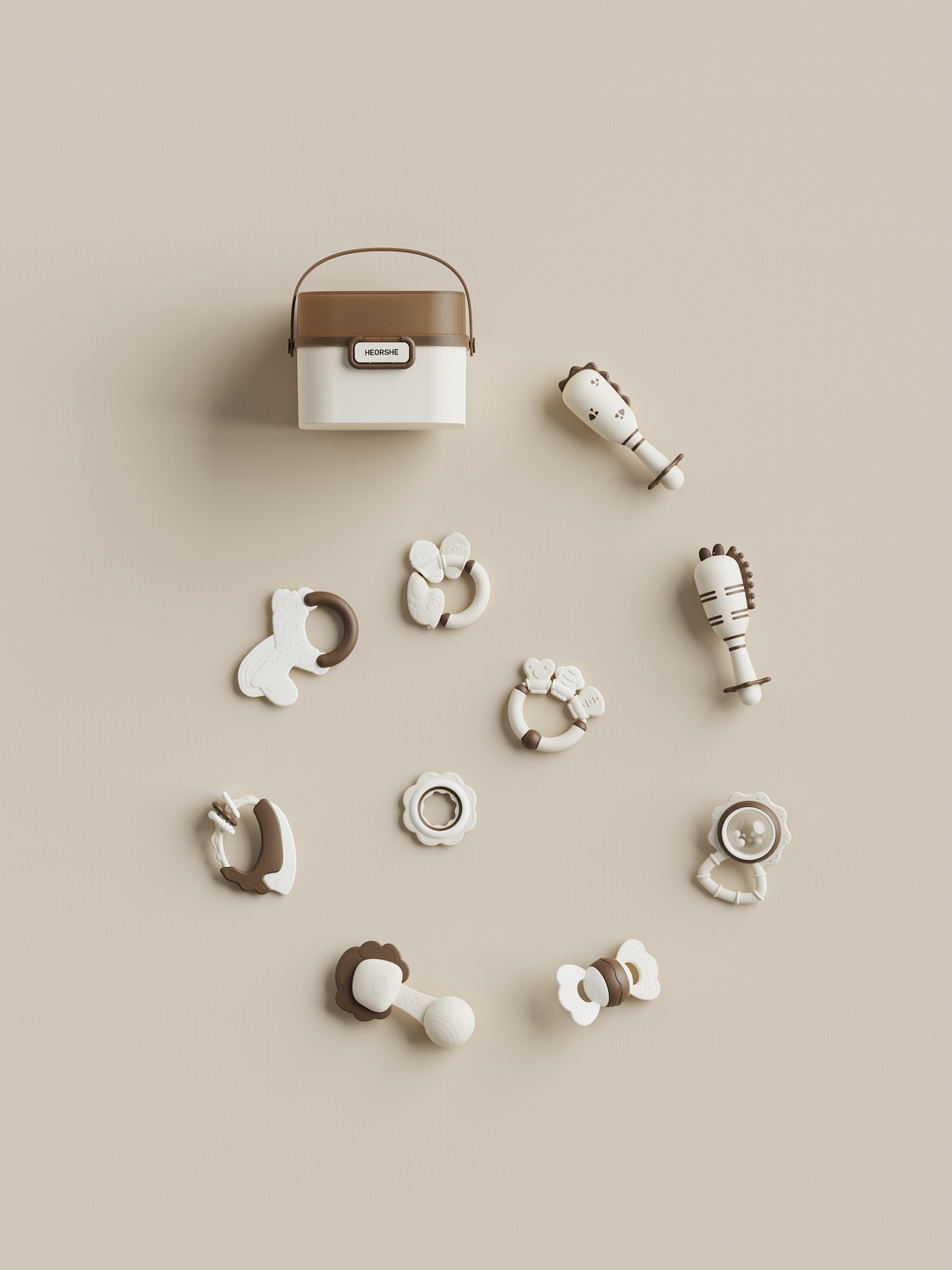 HE OR SHE Tiny Rattle Set