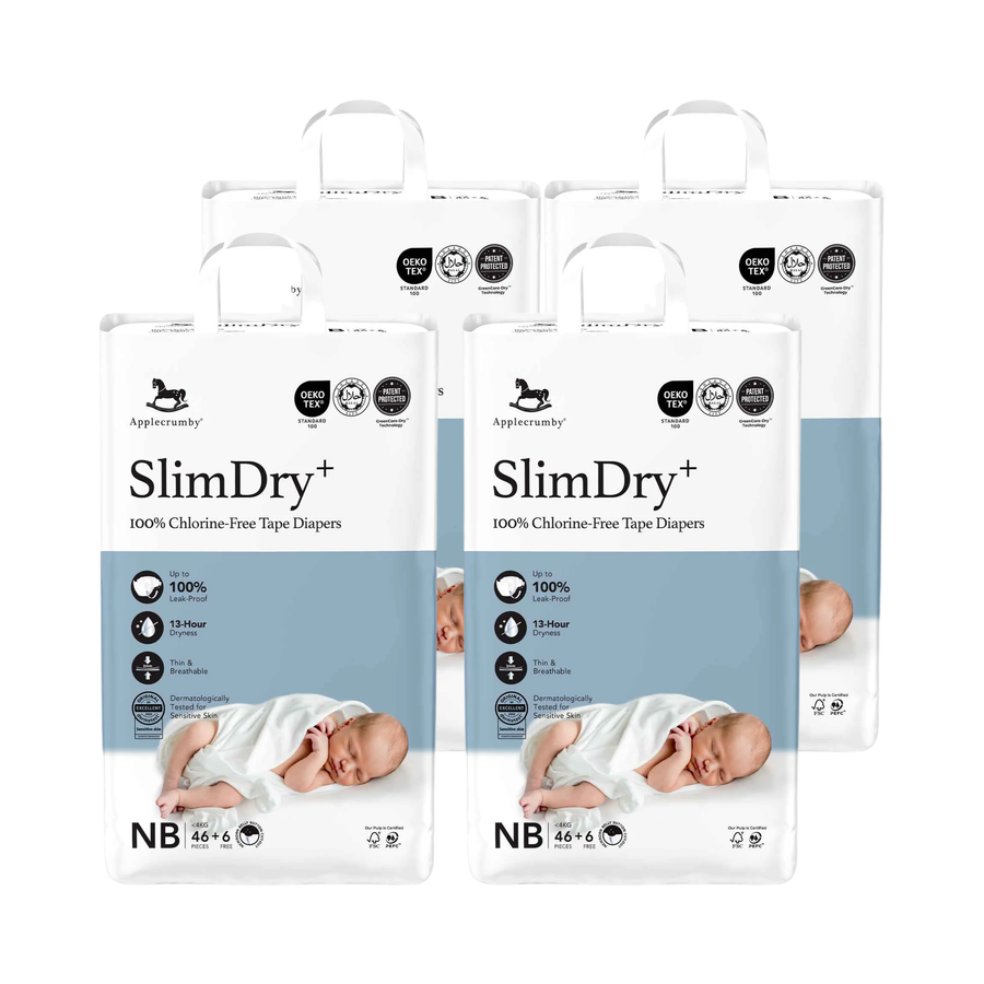 Applecrumby® Slimdry+ Tape Diapers