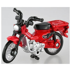 Tomica No.106 Honda CT125 Hunter Cub die-cast motorbike, side view