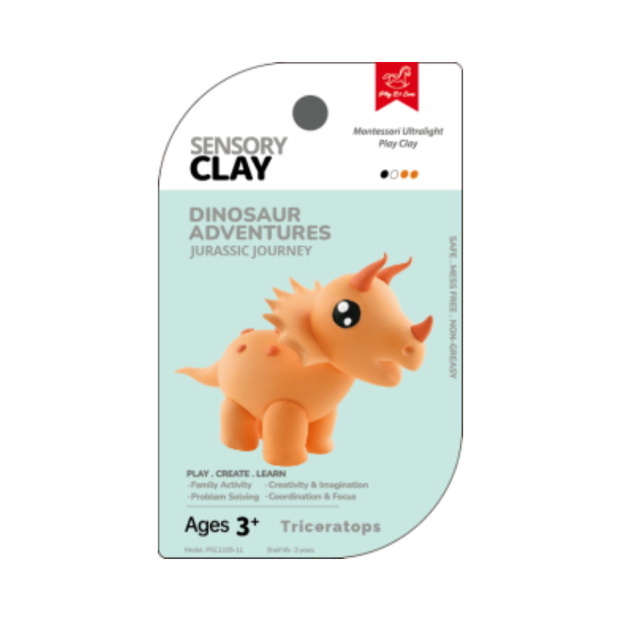 Play Et Sens Sensory Clay - Triceratops V2