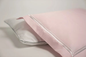 Egyptian Cotton Baby Pillow Case in Cradle Pink