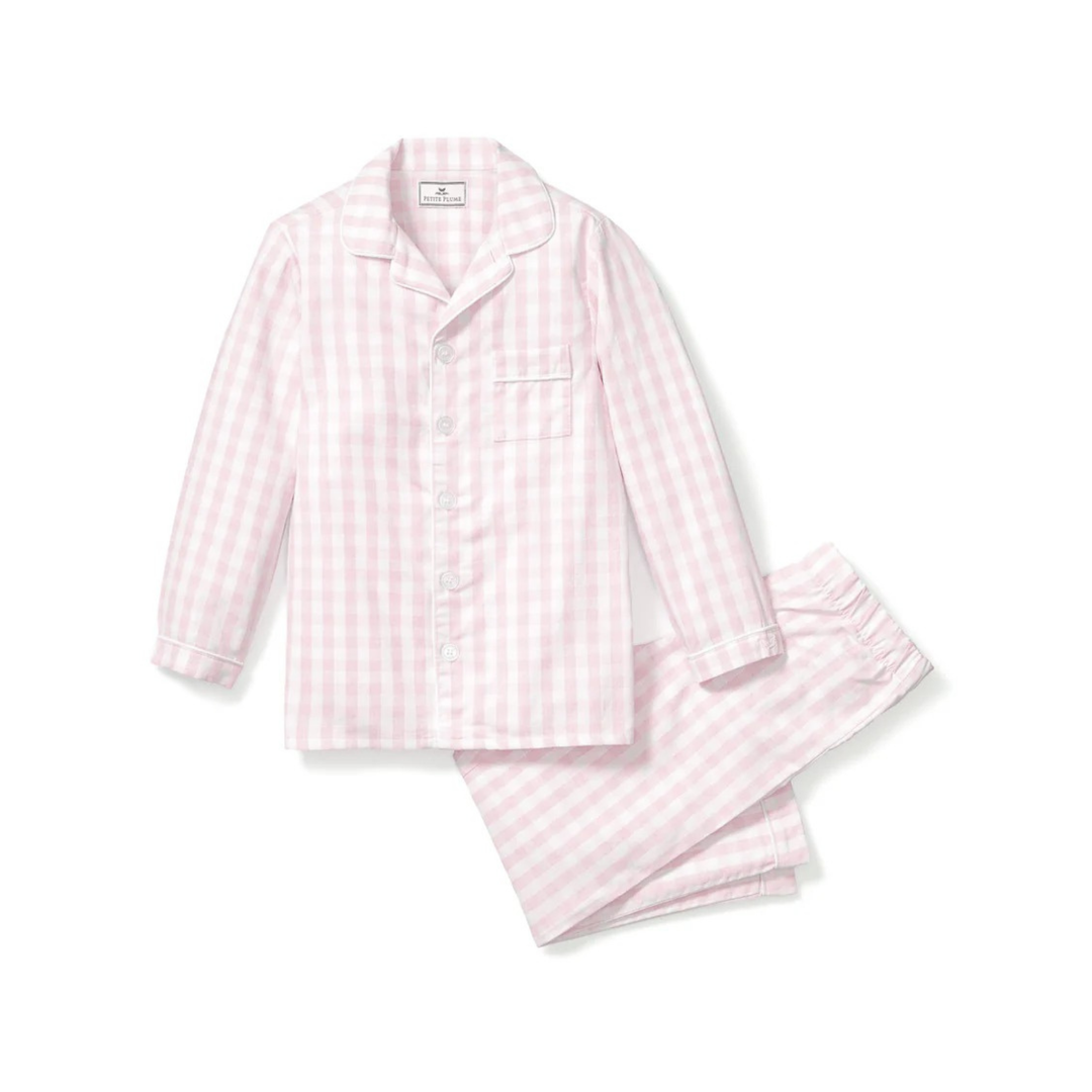 Count & Countess Kids PJ Set Gingham