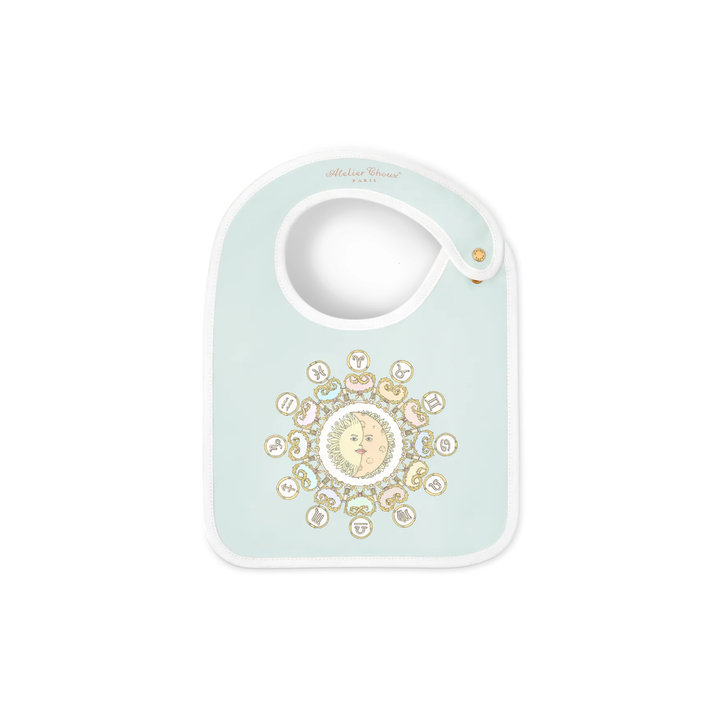 Atelier Satin Bib - Zodiac Blue