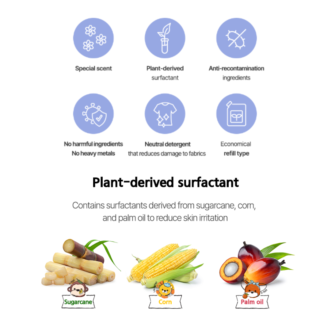 Lalabebe Laundry Detergent Magnolia x 6 bottles