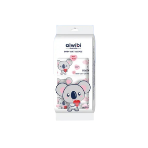 Aiwibi Baby Travel Mini Water Wipes (64's x 1Pack)