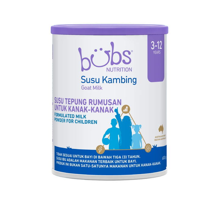 Bubs Goat Milk Stage 4, 600g (3Y-12Y)