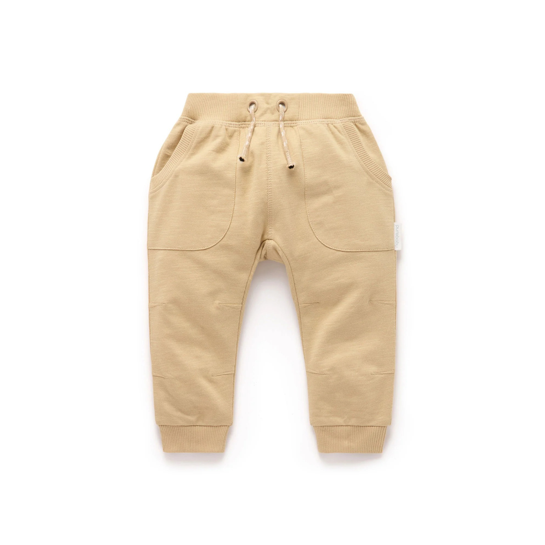 Purebaby Burrito Print Slouchy Pants Organic