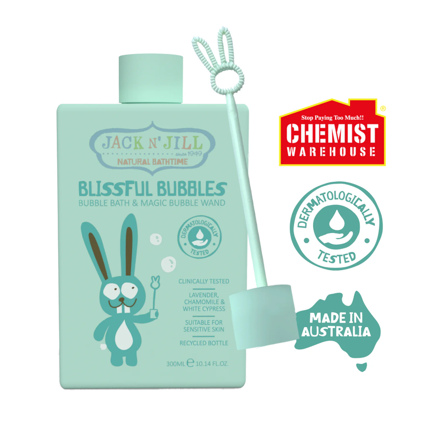 Jack N' Jill Bubble Bath with Bubble Wand-Natural 300mL