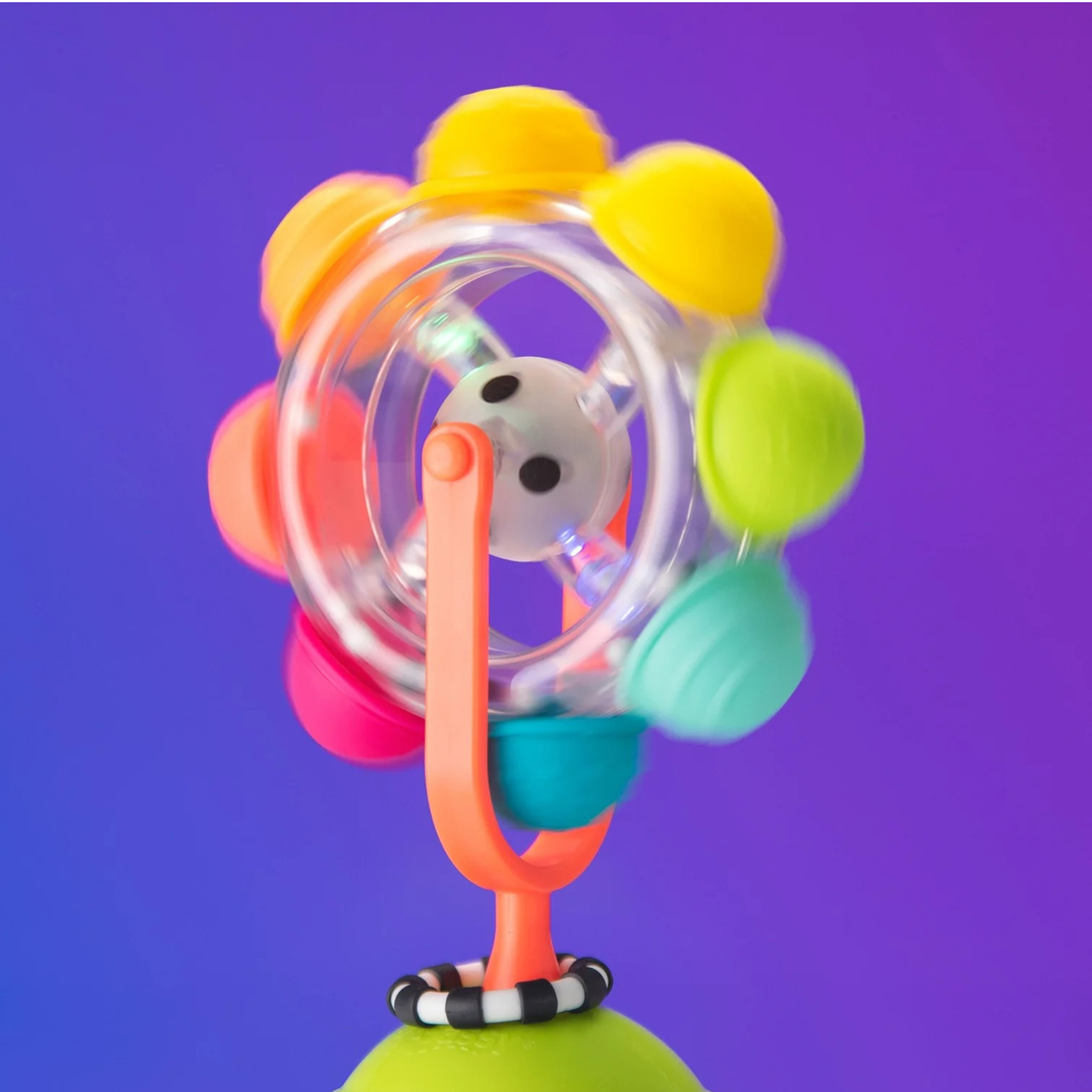 Sassy Light Up Rainbow Reel Tray Toy