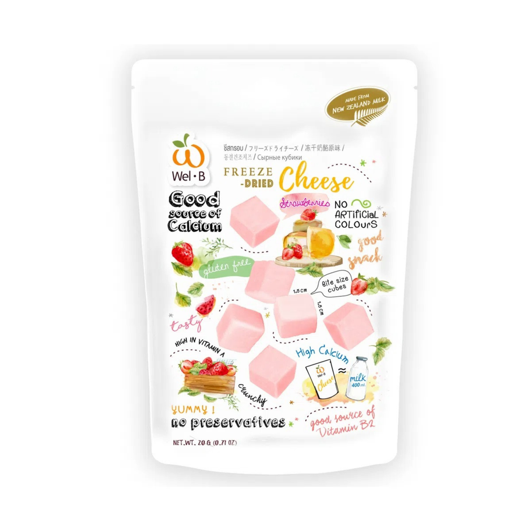 Wel-B Freeze Dried Cheese Strawberry (20g)