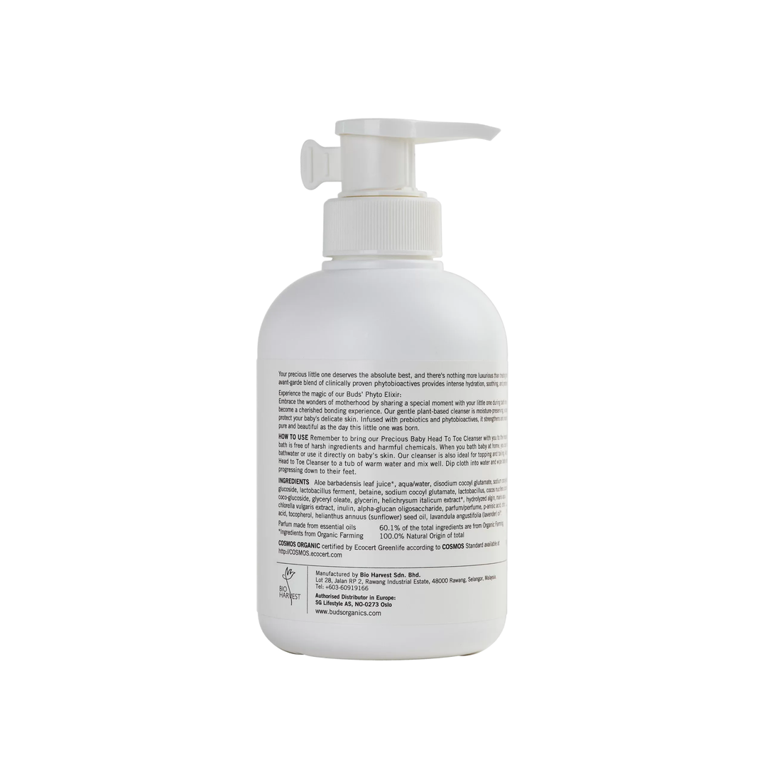 Buds Organic BCO Precious Baby Head To Toe Cleanser 300ml