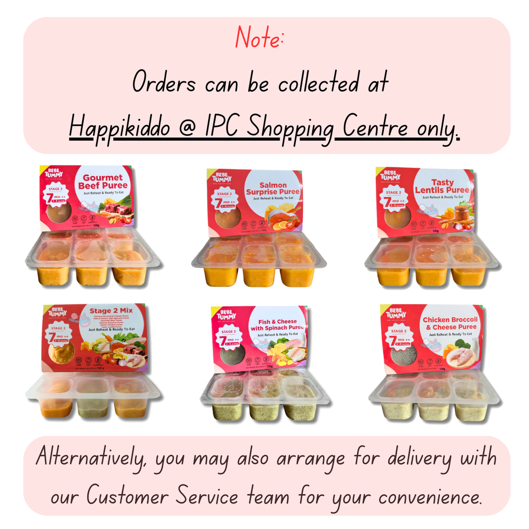 Bebetummy - STAGE 2 - Mix Flavour Puree [Frozen Food]