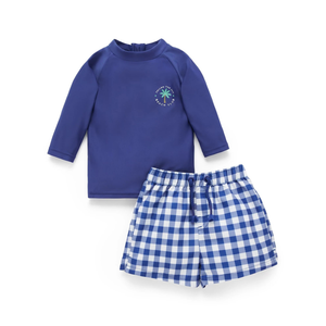 Purebaby Organic Board Short & Rashie Set