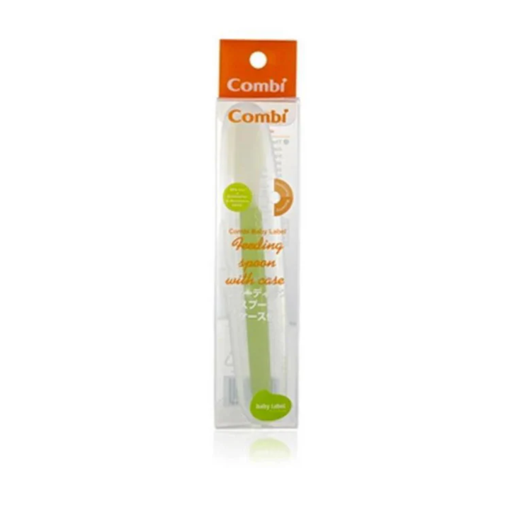 Combi Baby Label Feeding Spoon With Case