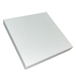 G.H. Hurt & Son Luxury White Embossed Gift Box - Large