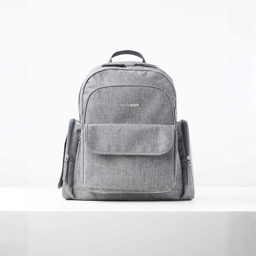 Skip Hop Luna Diaper Backpack Heather Grey