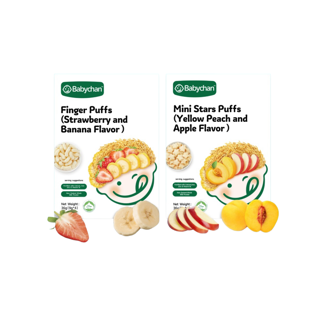 Baby Chan Puff Snacks 12x36g