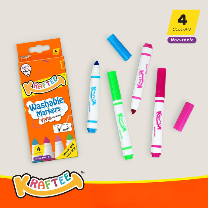 Kraftee Washable Markers