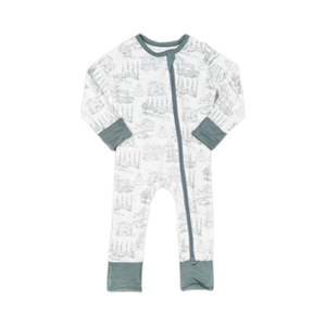 Koobicles Sleepsuit TENCEL™ "Road Trip" in Eco Mode
