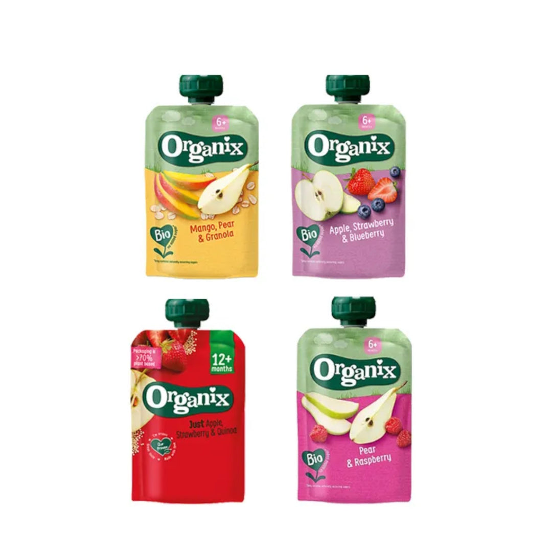 Organix Fruit Puree Baby Pouch 100g (6m+ / 12m+)
