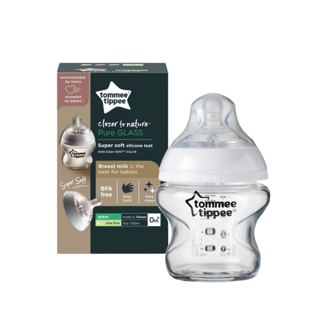 Tommee Tippee Ctn Glass W/Super Soft Teat