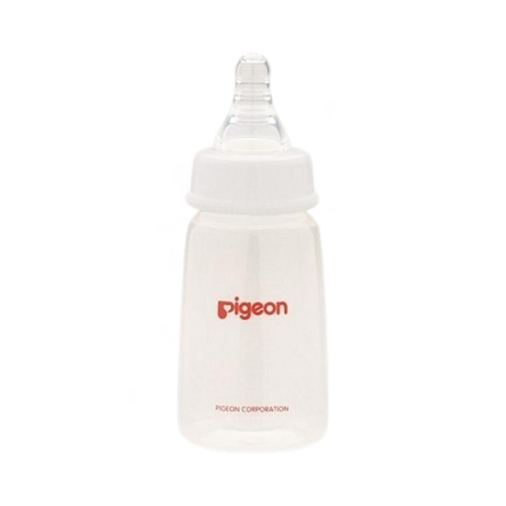 Pigeon Slim Neck PP Nursing Bottle with Peristaltic Nipple 120ml